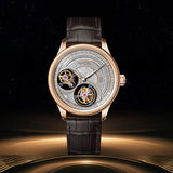 Sea-Gull Double Tourbillon Armillary Manual Wind Watch 43mm 18K Gold