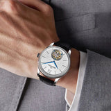 Sea-Gull No-Regulator Tourbillon Manual Wind Watch 42mm Leather