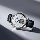 Sea-Gull No-Regulator Tourbillon Manual Wind Watch 42mm Leather
