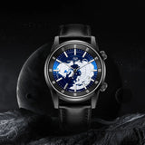 Sea-Gull GMT Automatic Watch 40mm Leather