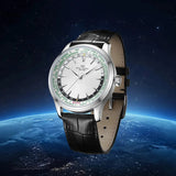 Sea-Gull GMT Automatic Watch 41mm Leather
