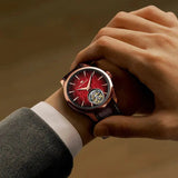 Sea-Gull Year Of The Horse Limited Edition Ultra-Thin Automatic Tourbillon Watch 42mm Leather