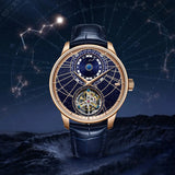 Sea-Gull Tourbillon Calendar Manual Wind Watch 43mm Rose Gold