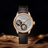 Sea-Gull Double Tourbillon Armillary Manual Wind Watch 43mm 18K Gold