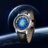 Sea-Gull GMT Automatic Watch 41mm Leather