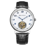 Sea-Gull Heritage Series Tourbillon Manual Wind Watch 42mm White Leather