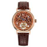 Sea-Gull Eccentric Tourbillon Limited Edition Manual Wind Watch 40mm Gold
