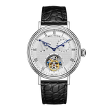Sea-Gull Tourbillon Calendar Manual Wind Watch 41mm Leather