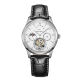Sea-Gull Tourbillon Calendar Moon Phase Manual Wind Watch 41mm Leather