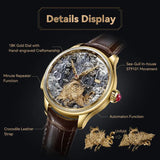 Sea-Gull Tourbillon Minute Repeater Automaton Manual Wind Watch 46mm 18K Gold