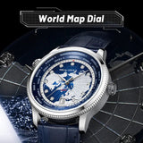 Sea-Gull GMT Automatic Watch 41mm Leather
