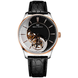 Sea-Gull Tourbillon Taiji Dial Manual Wind Watch 43mm Leather