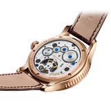Sea-Gull Tourbillon Calendar Moon Phase Manual Wind Watch 41mm Leather