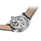 Sea-Gull Tourbillon Calendar Moon Phase Manual Wind Watch 41mm Leather
