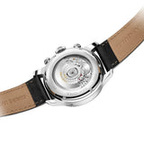 Sea-Gull Panda Eye GMT Dual Calendar Tachymeter Automatic Watch 43mm Leather