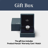 Sea-Gull Heritage Series Tourbillon Calendar Energy Indicator Manual Wind Watch 40mm White
