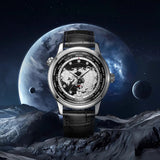 Sea-Gull GMT Automatic Watch 41mm Leather