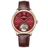 Sea-Gull No-Regulator Tourbillon Manual Wind Watch 42mm Leather