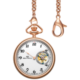 Sea-Gull Tourbillon Arabic Numeral Dial Manual Wind Pocket Watch 47mm White/Golden