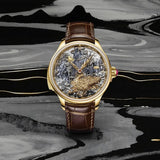Sea-Gull Tourbillon Minute Repeater Automaton Manual Wind Watch 46mm 18K Gold