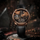 Sea-Gull Year of the Dragon Limited Edition Tourbillon Watch 43mm Black
