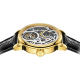 Sea-Gull Tourbillon Skeleton Manual Wind Watch 42mm White Leather