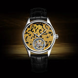 Sea-Gull Heritage Series Tourbillon Manual Wind Watch 41mm Yellow