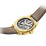 Sea-Gull Tourbillon Skeleton Manual Wind Watch 42mm White Leather