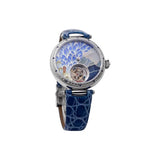 Sea-Gull Heritage Series Tourbillon Enamel Dial Manual Wind Watch 38mm Blue