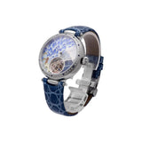 Sea-Gull Heritage Series Tourbillon Enamel Dial Manual Wind Watch 38mm Blue