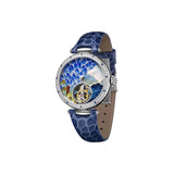 Sea-Gull Heritage Series Tourbillon Enamel Dial Manual Wind Watch 38mm Blue