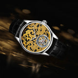 Sea-Gull Heritage Series Tourbillon Manual Wind Watch 41mm Yellow