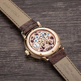 Sea-Gull Eccentric Tourbillon Limited Edition Manual Wind Watch 40mm Gold