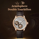 Sea-Gull Double Tourbillon Armillary Manual Wind Watch 43mm 18K Gold