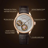 Sea-Gull Double Tourbillon Armillary Manual Wind Watch 43mm 18K Gold