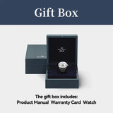 Sea-Gull Heritage Series Tourbillon Calendar Energy Indicator Manual Wind Watch 40mm White
