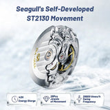 Sea-Gull Ocean Series Pro Automatic Dive Watch 43mm Titanium