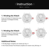 Sea-Gull Tourbillon Calendar Manual Wind Watch 43mm Rose Gold