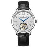 Sea-Gull No-Regulator Tourbillon Manual Wind Watch 42mm Leather