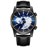 Sea-Gull GMT Automatic Watch 40mm Leather