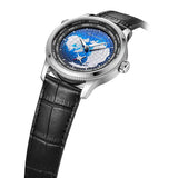 Sea-Gull GMT Automatic Watch 41mm Leather
