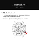 Sea-Gull GMT Automatic Watch 40mm Leather