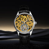 Sea-Gull Heritage Series Tourbillon Manual Wind Watch 41mm Yellow