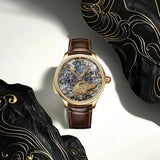 Sea-Gull Tourbillon Minute Repeater Automaton Manual Wind Watch 46mm 18K Gold