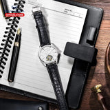 Sea-Gull Heritage Series Tourbillon Manual Wind Watch 41mm White Leather