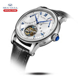 Sea-Gull Heritage Series Tourbillon Complete Calendar Automatic Watch 43mm White