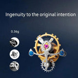 Sea-Gull Heritage Series Tourbillon Calendar Manual Wind Watch 41mm White/Silver