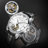 Sea-Gull Heritage Series Tourbillon Manual Wind Watch 41mm White Leather