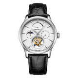 Sea-Gull Tourbillon Moon Phase Complete Calendar Manual Wind Watch 41mm White