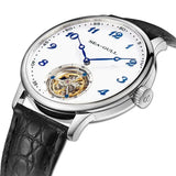 Sea-Gull Heritage Series Tourbillon Manual Wind Watch 42mm White Leather